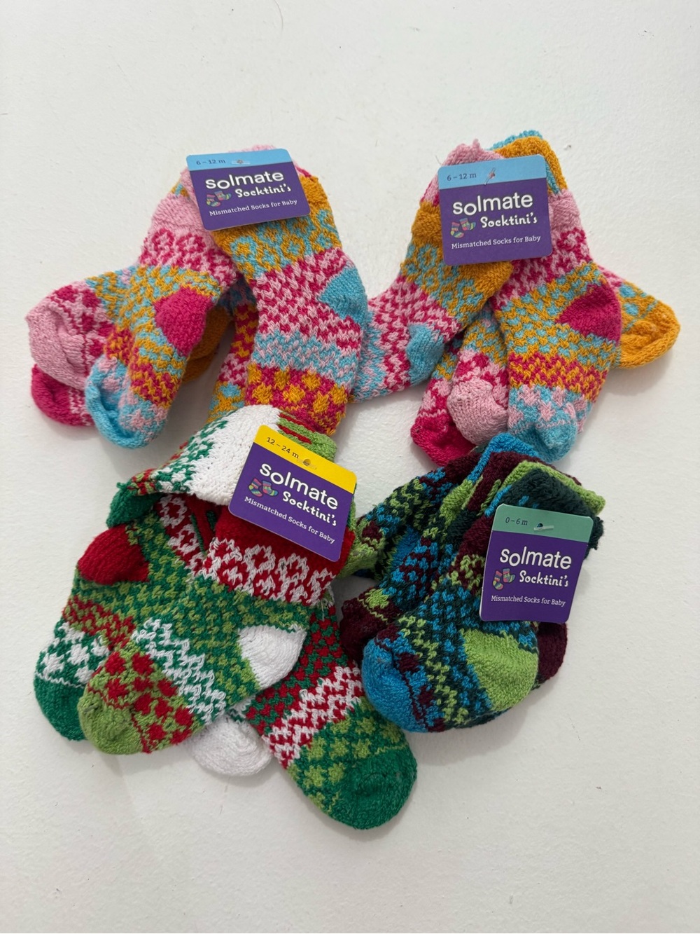 NWT Solmate baby socks assorted bundle